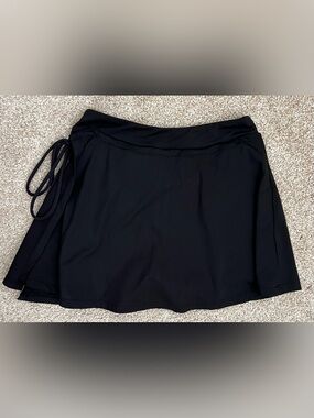 Black Tennis/Athletic Skirt w Built In Pocket Shorts Size XS
